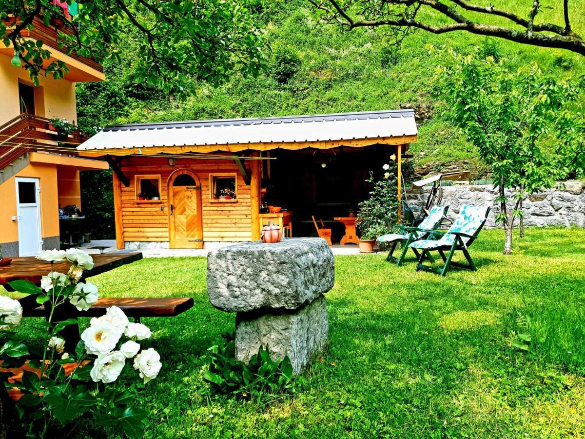 Podbrdo Apartment And Garden House Among The Mountains מראה חיצוני תמונה